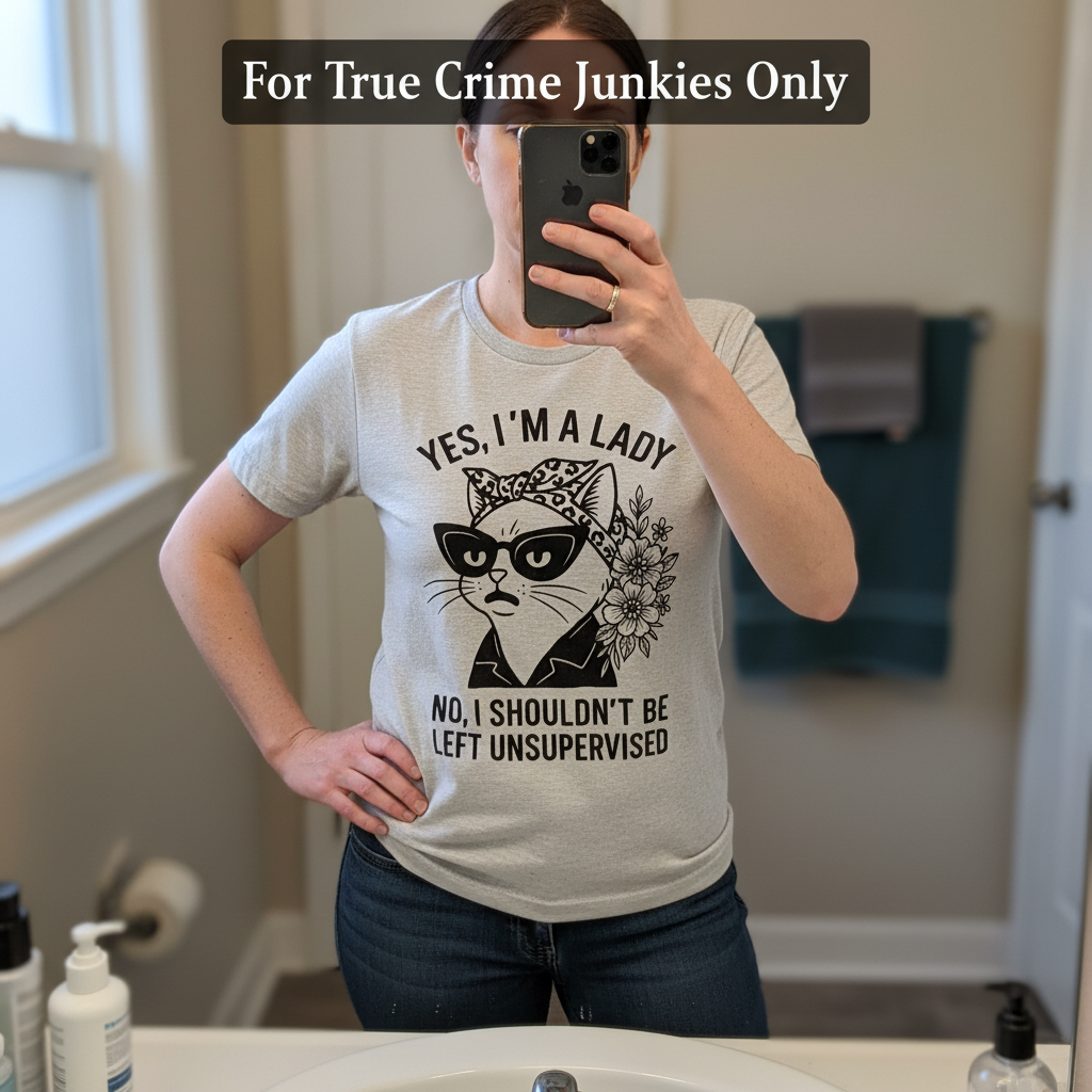 Unsupervised Cat Lady T-Shirt_mirror_selfie