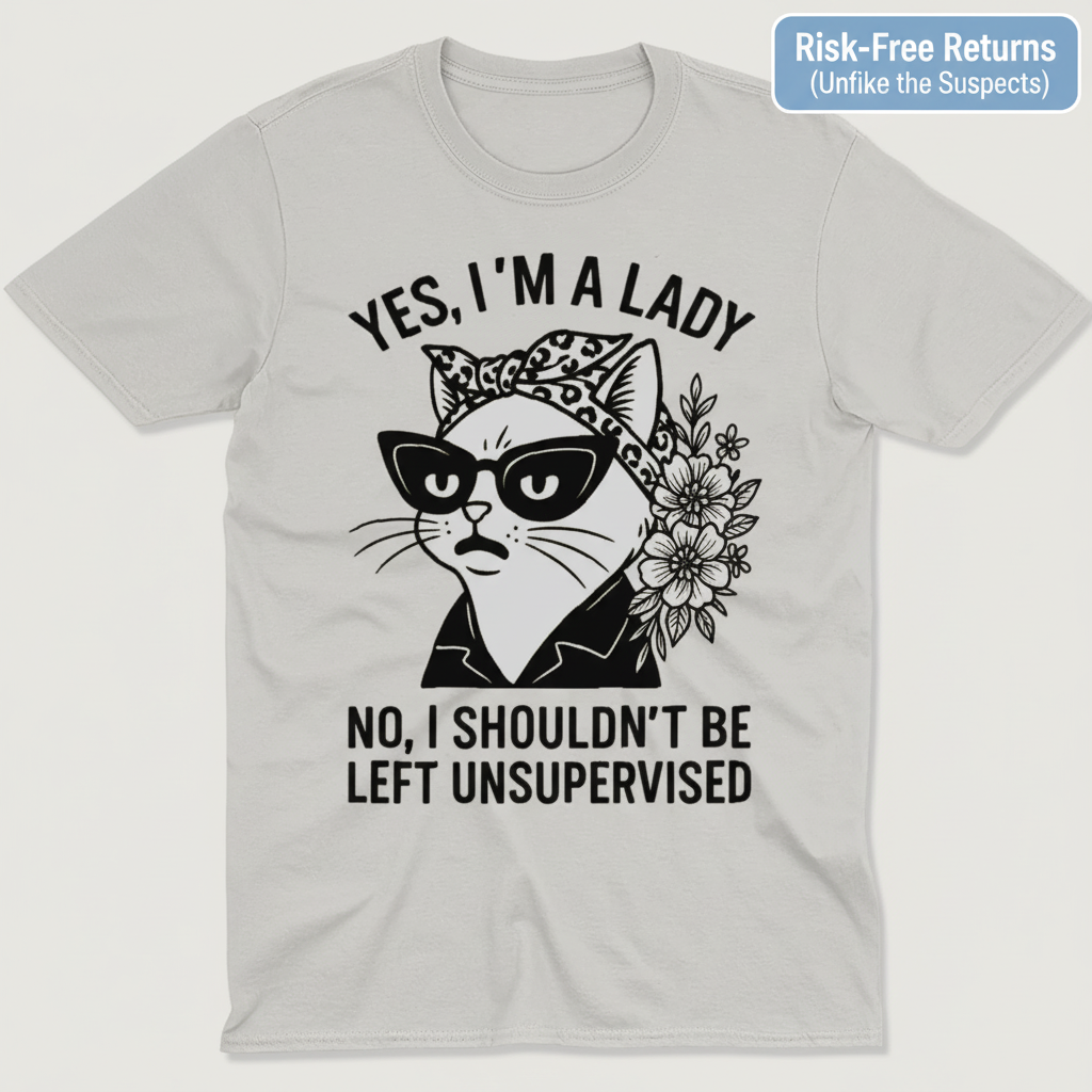 Unsupervised Cat Lady T-Shirt_clean
