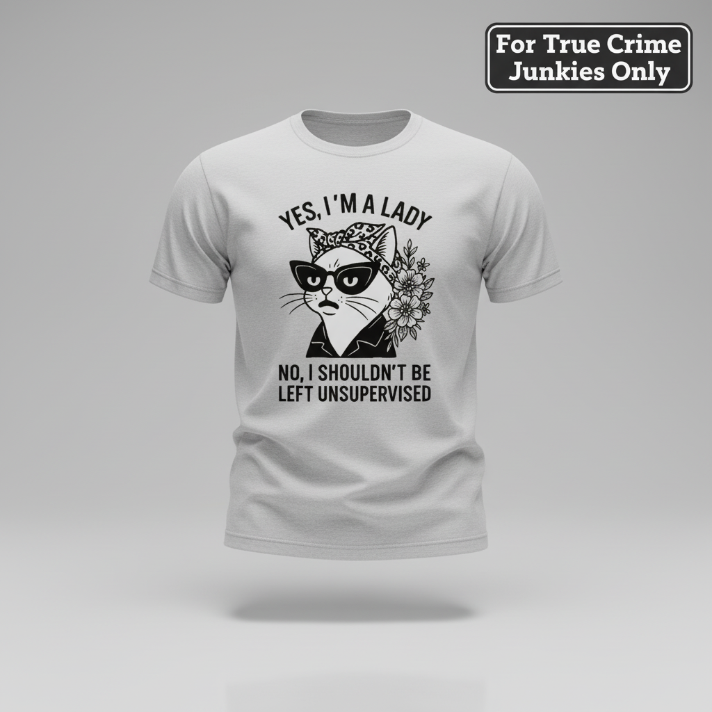 Unsupervised Cat Lady T-Shirt_3d_float