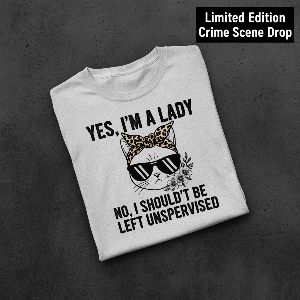 Unsupervised Cat Lady T-Shirt_fold_tilt