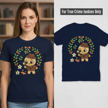Gingerbread Detective T-Shirt_model_flat