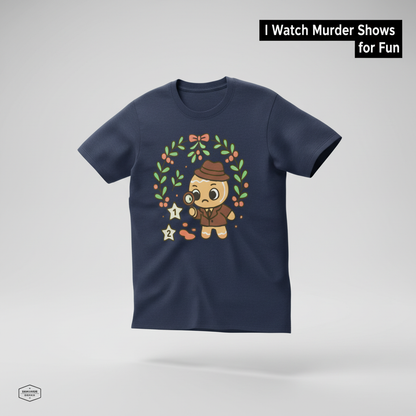 Gingerbread Detective T-Shirt_3d_float