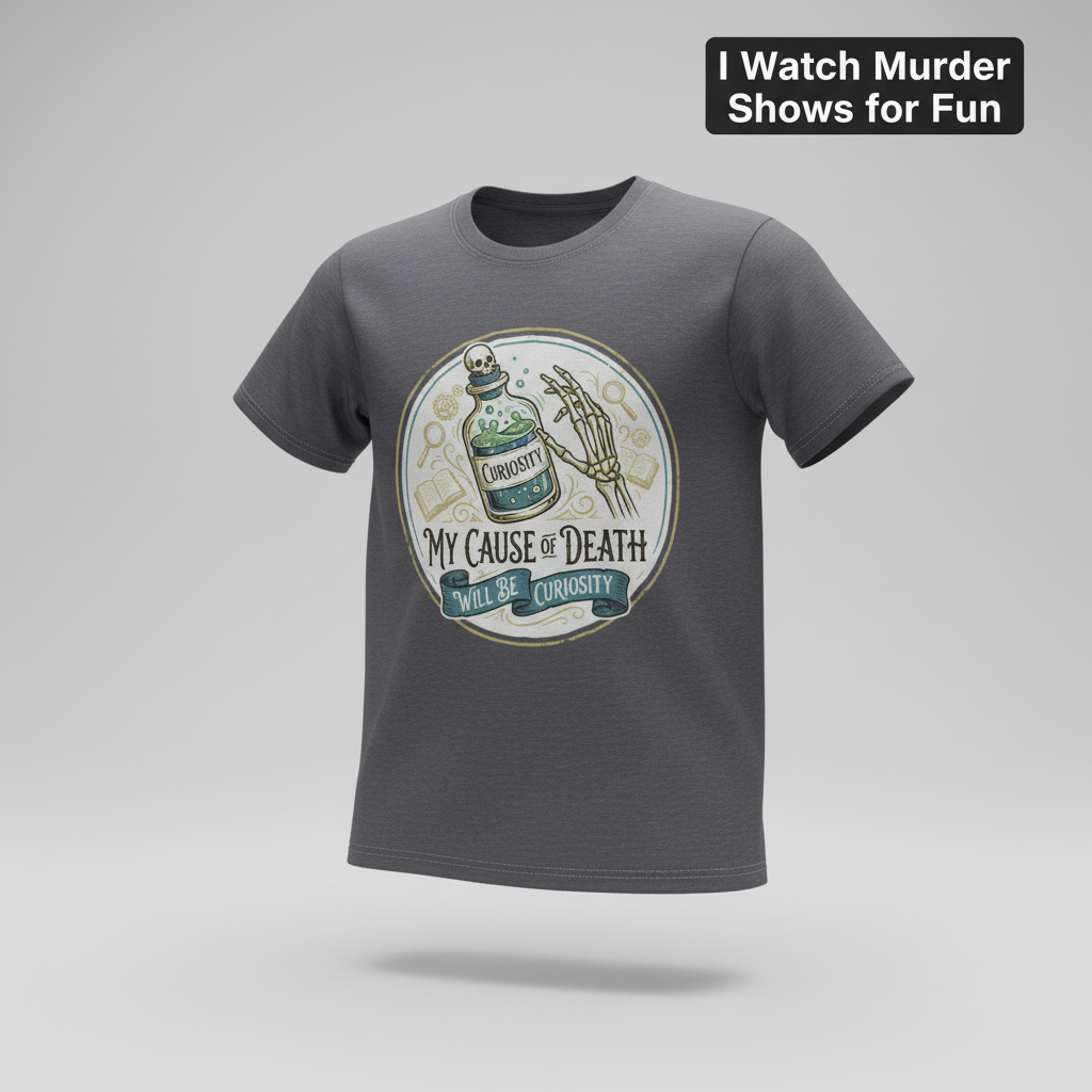 Curiosity Killed Me T-Shirt_3d_float