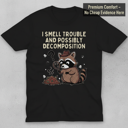 Detective Raccoon T-Shirt_clean