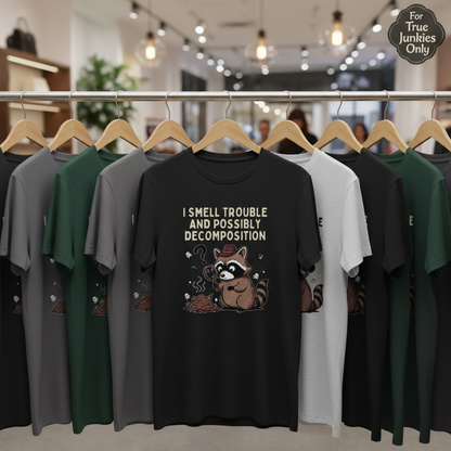 Detective Raccoon T-Shirt_boutique_rack