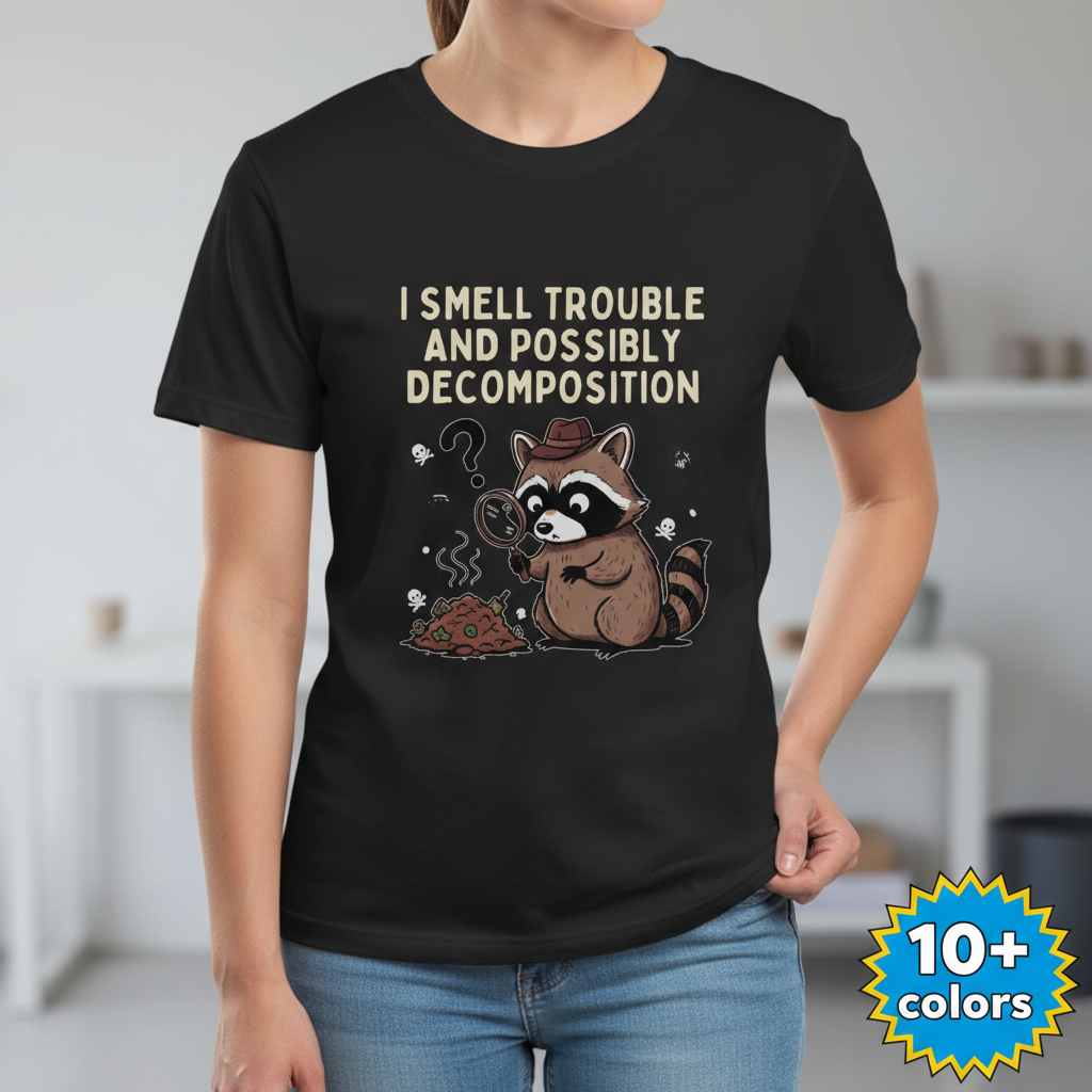 Detective Raccoon T-Shirt_badge