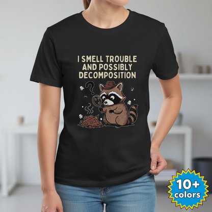 Detective Raccoon T-Shirt_badge
