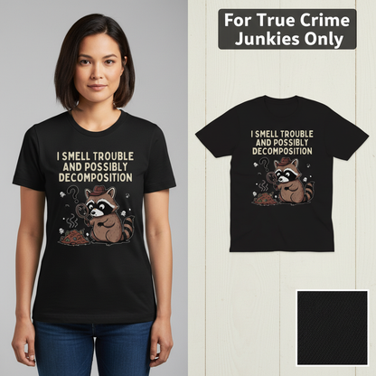Detective Raccoon T-Shirt_model_flat