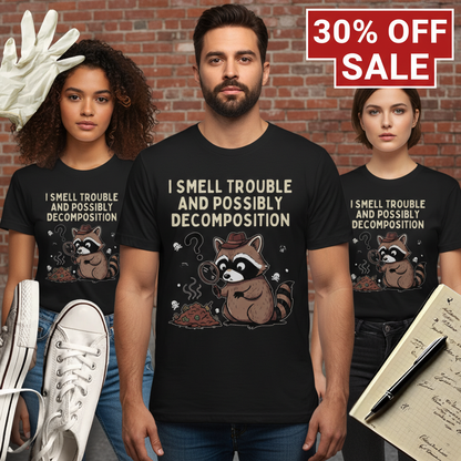 Detective Raccoon T-Shirt_clean