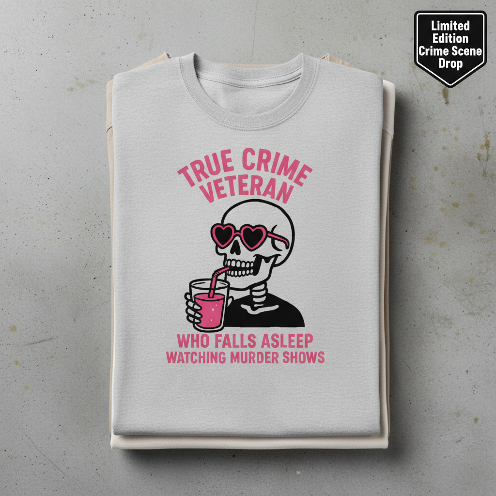 True Crime Veteran T-Shirt_stacked_flatlay