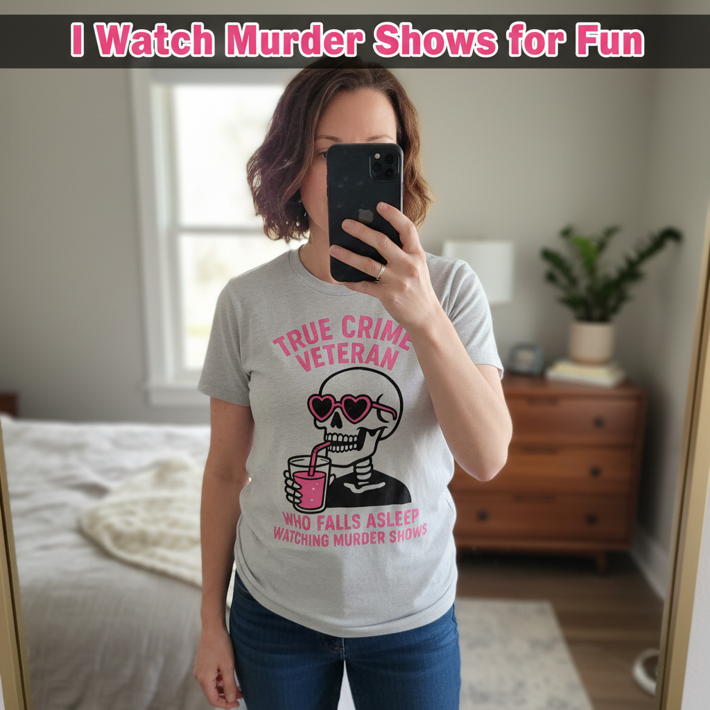 True Crime Veteran T-Shirt_mirror_selfie