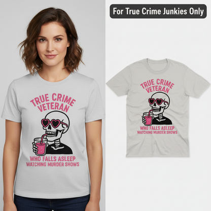 True Crime Veteran T-Shirt_model_flat