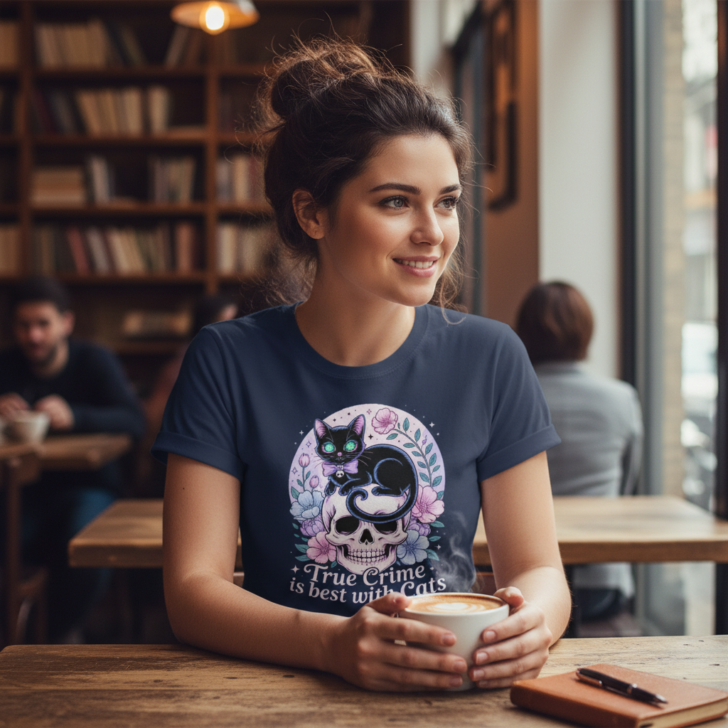True Crime & Cats T-Shirt_extreme_za