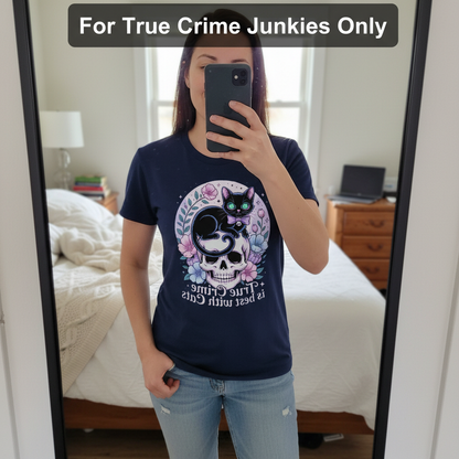 True Crime & Cats T-Shirt_mirror_selfie