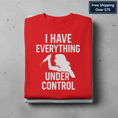 Under Control Killer T-Shirt_stacked_flatlay