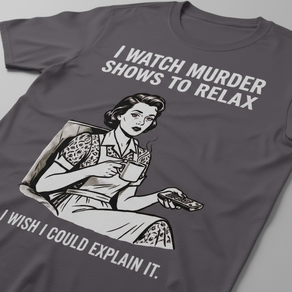 Murder Shows & Chill T-Shirt__detail