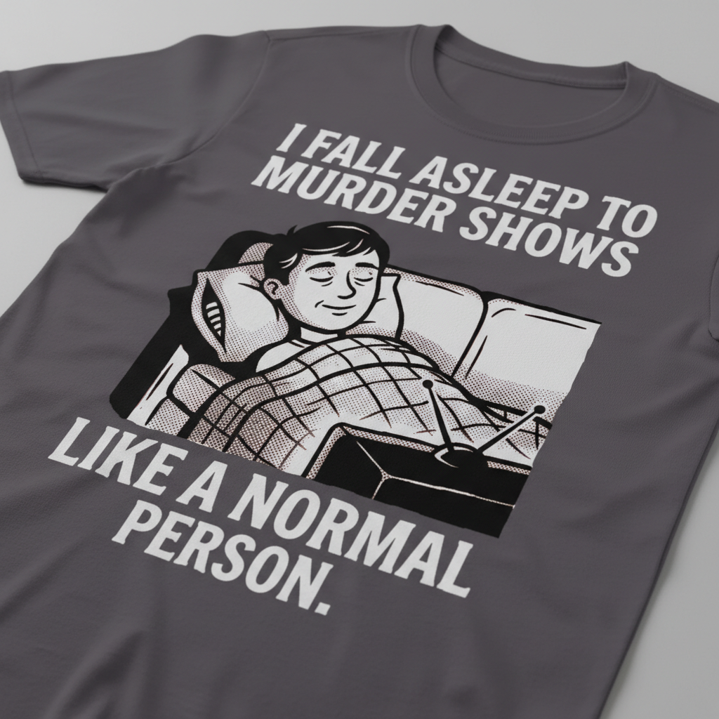 Murder Shows and Chill T-Shirt__detail