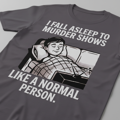 Murder Shows and Chill T-Shirt__detail