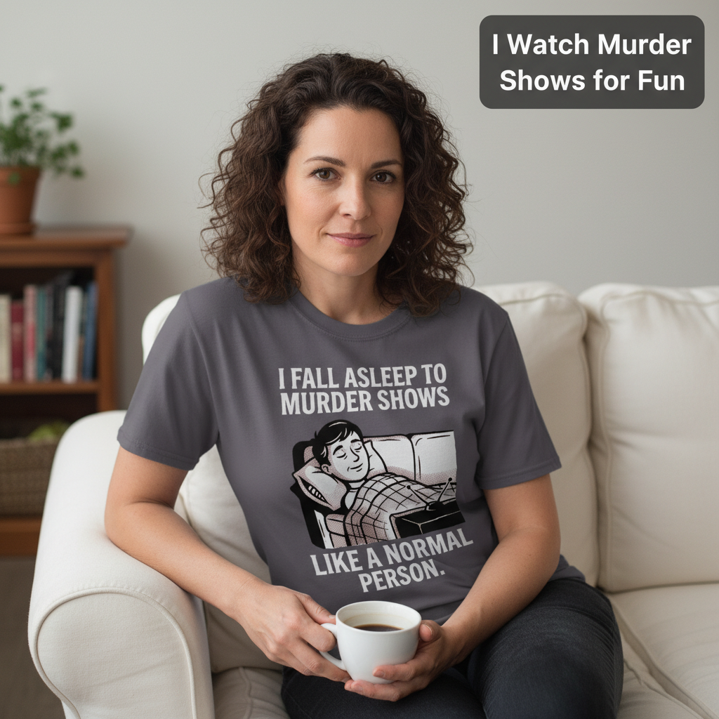 Murder Shows and Chill T-Shirt__lifestyle