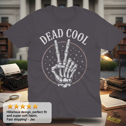 Dead Cool Skeleton Peace T-Shirt_extreme_za