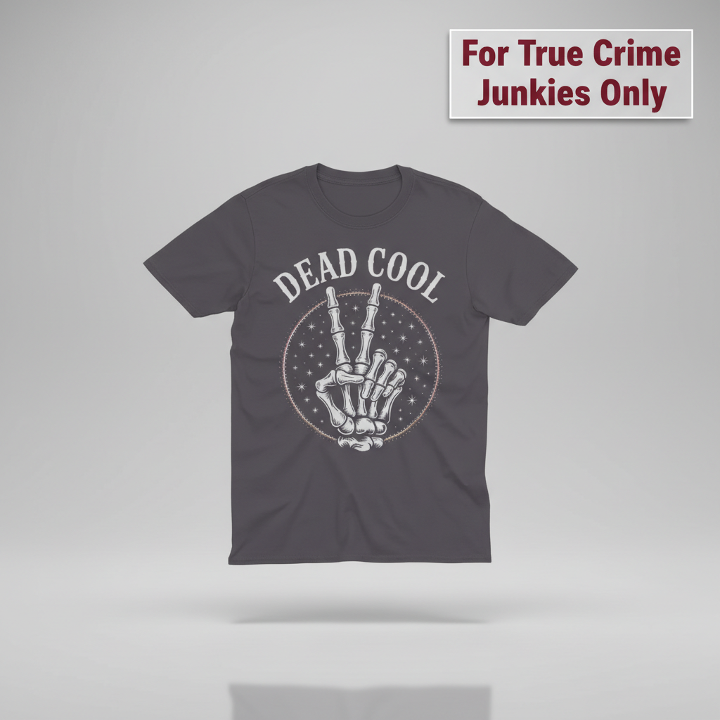 Dead Cool Skeleton Peace T-Shirt_3d_float