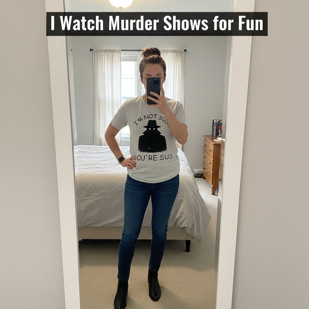 Mystery Shadow T-Shirt_mirror_selfie