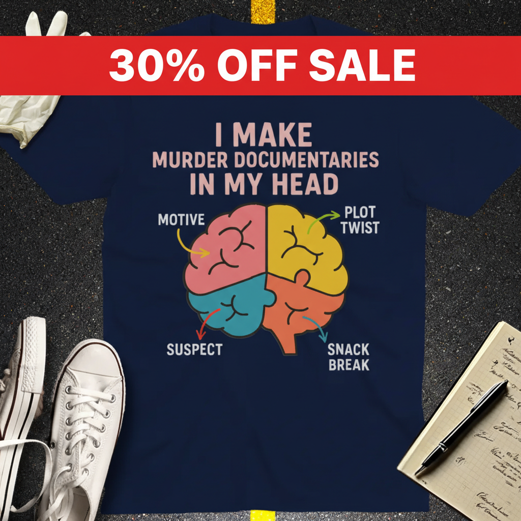 Murder Documentaries In My Head T-Shirt_clean