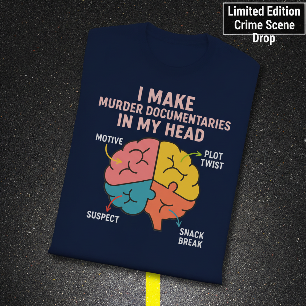 Murder Documentaries In My Head T-Shirt_fold_tilt