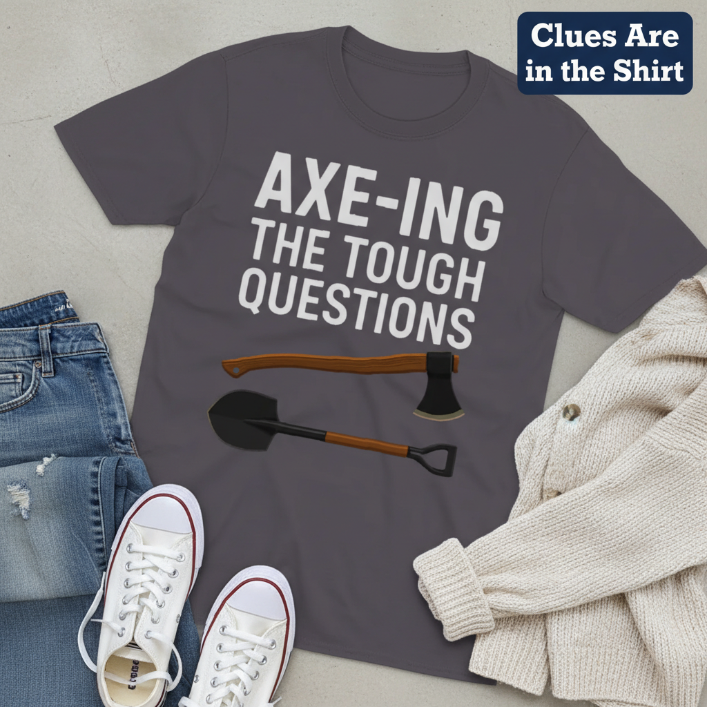 Axe-ing the Tough Questions T-Shirt__pair