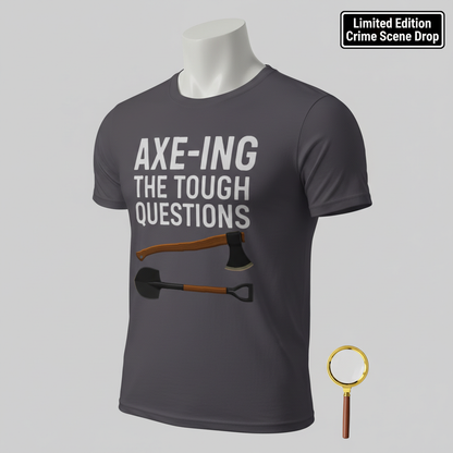 Axe-ing the Tough Questions T-Shirt__space