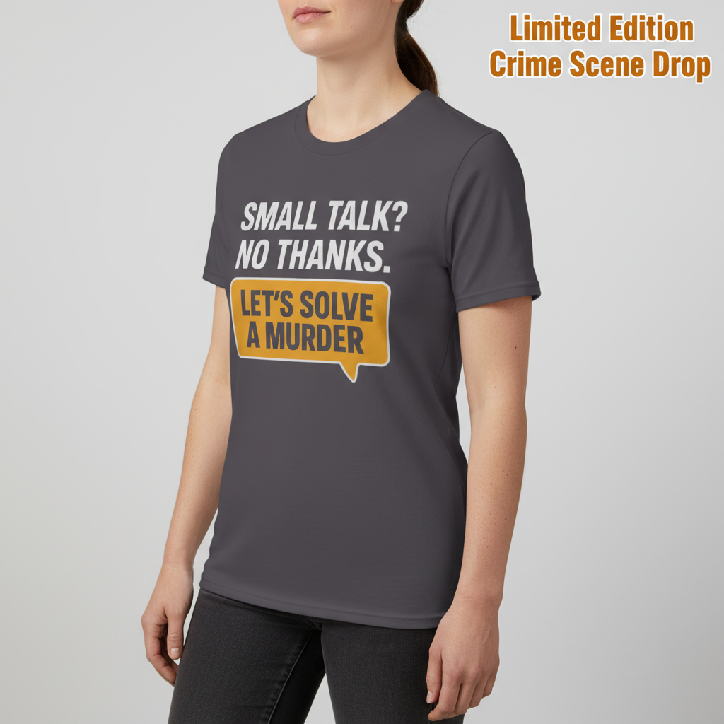 Let's Solve a Murder T-Shirt__space