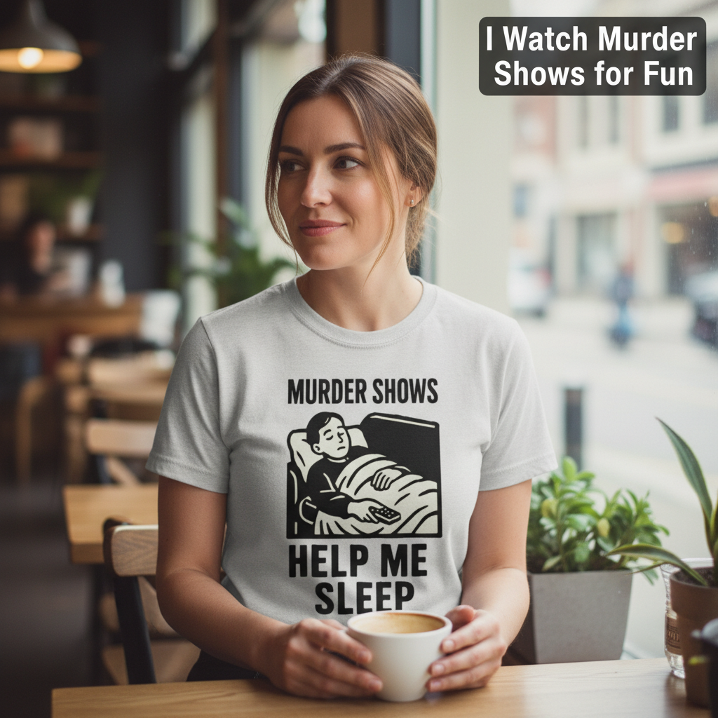 Murder Shows Help Me Sleep T-Shirt__lifestyle