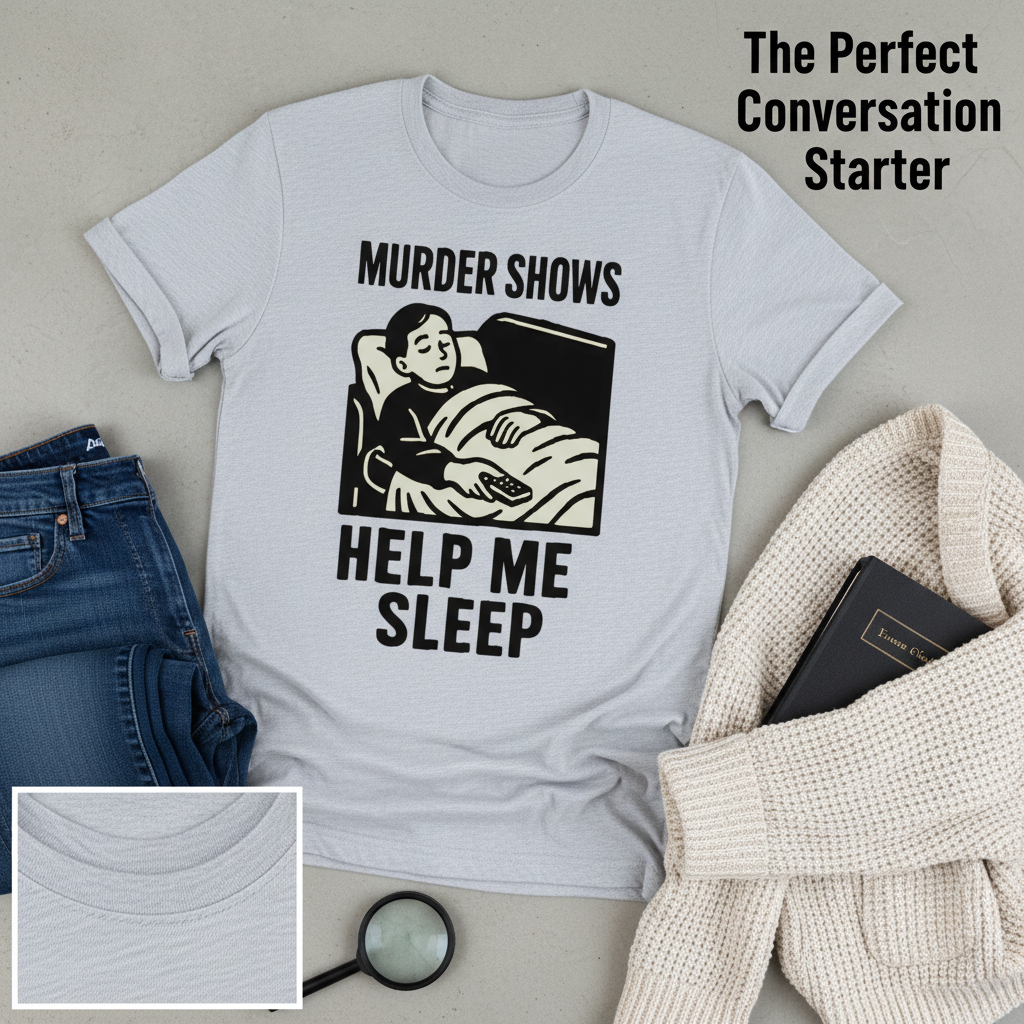 Murder Shows Help Me Sleep T-Shirt__pair