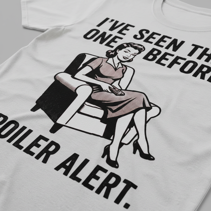 Spoiler Alert Retro T-Shirt__detail