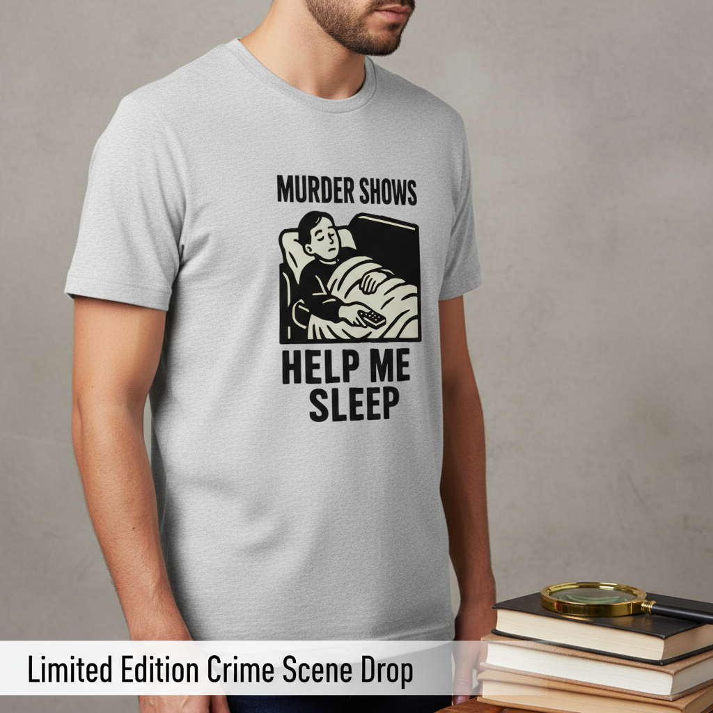 Murder Shows Help Me Sleep T-Shirt__space
