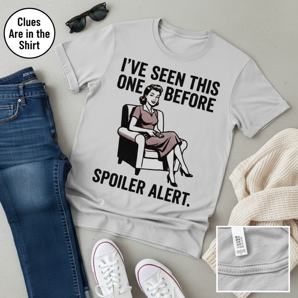 Spoiler Alert Retro T-Shirt__pair