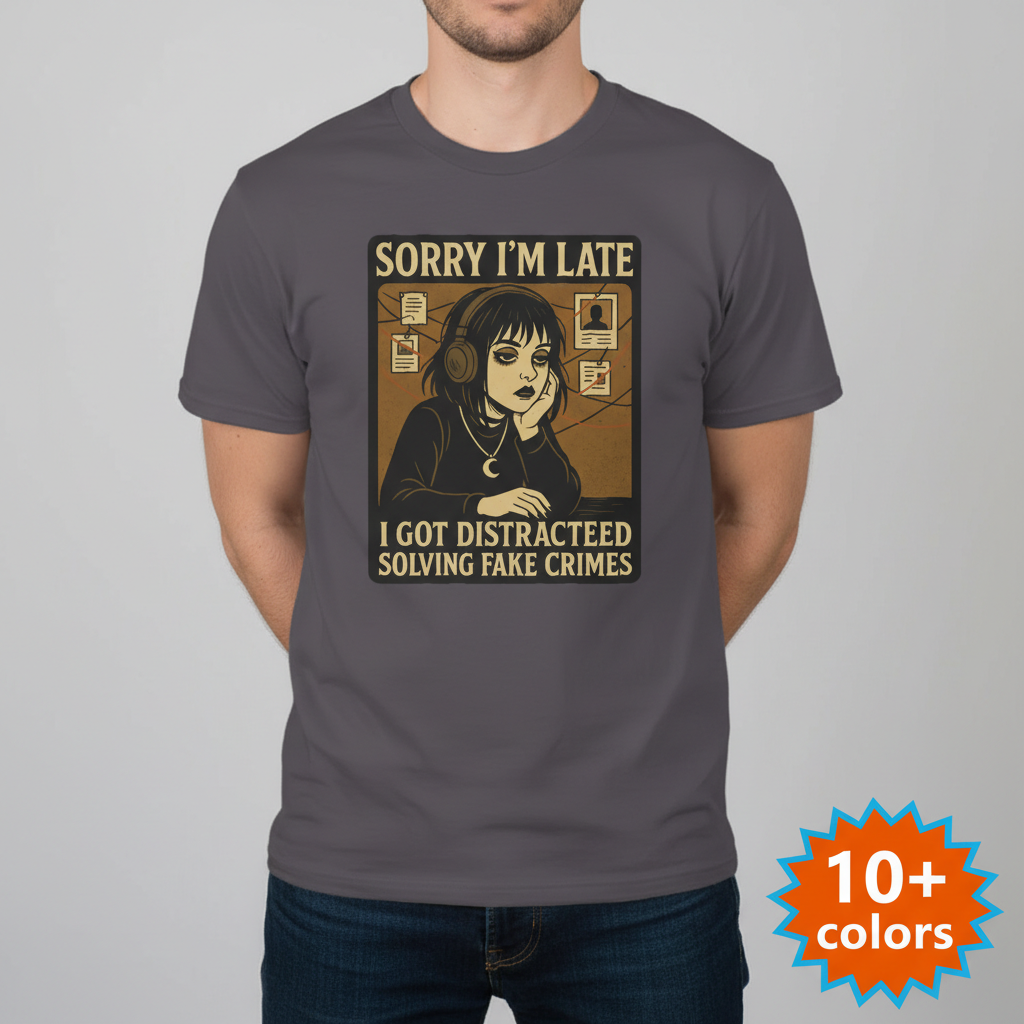 Solving Fake Crimes T-Shirt_badge