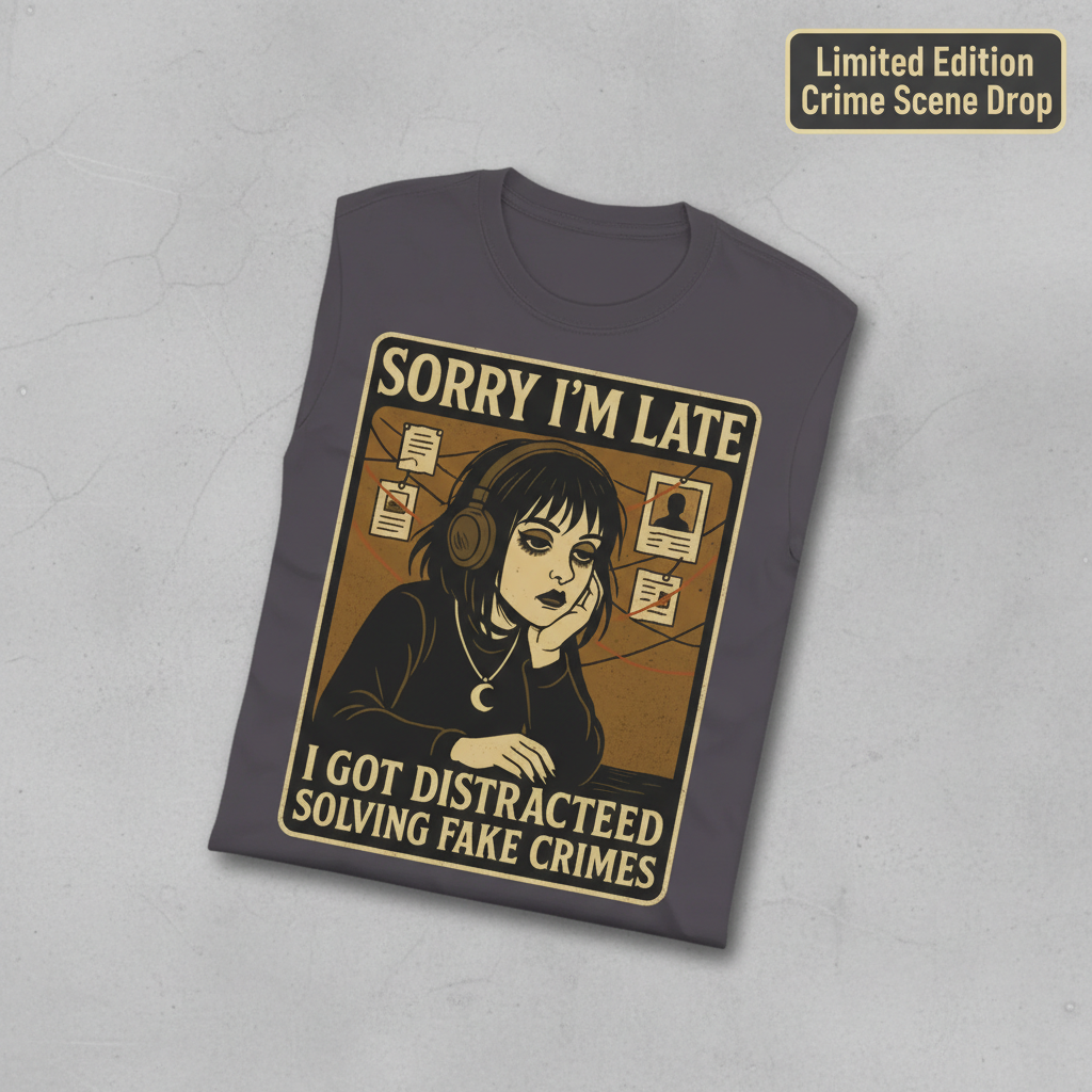 Solving Fake Crimes T-Shirt_fold_tilt