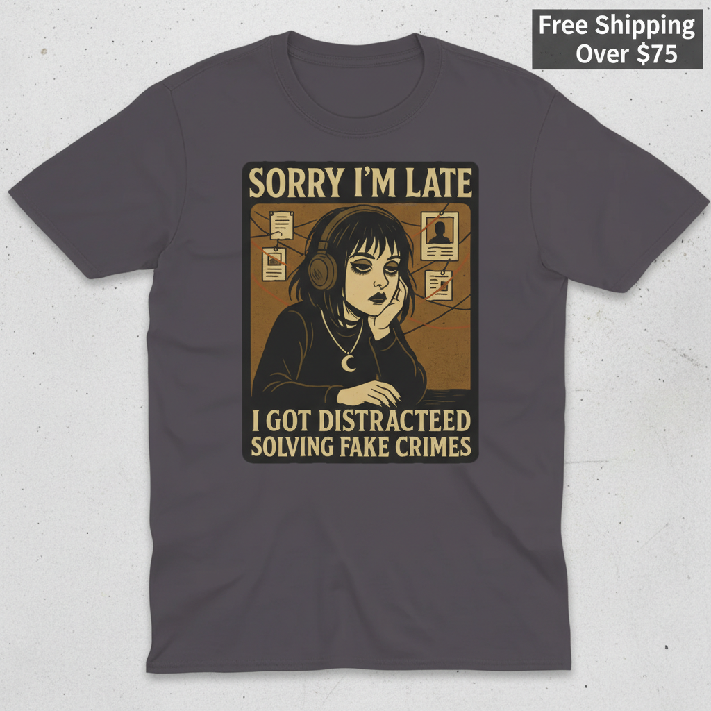 Solving Fake Crimes T-Shirt_clean
