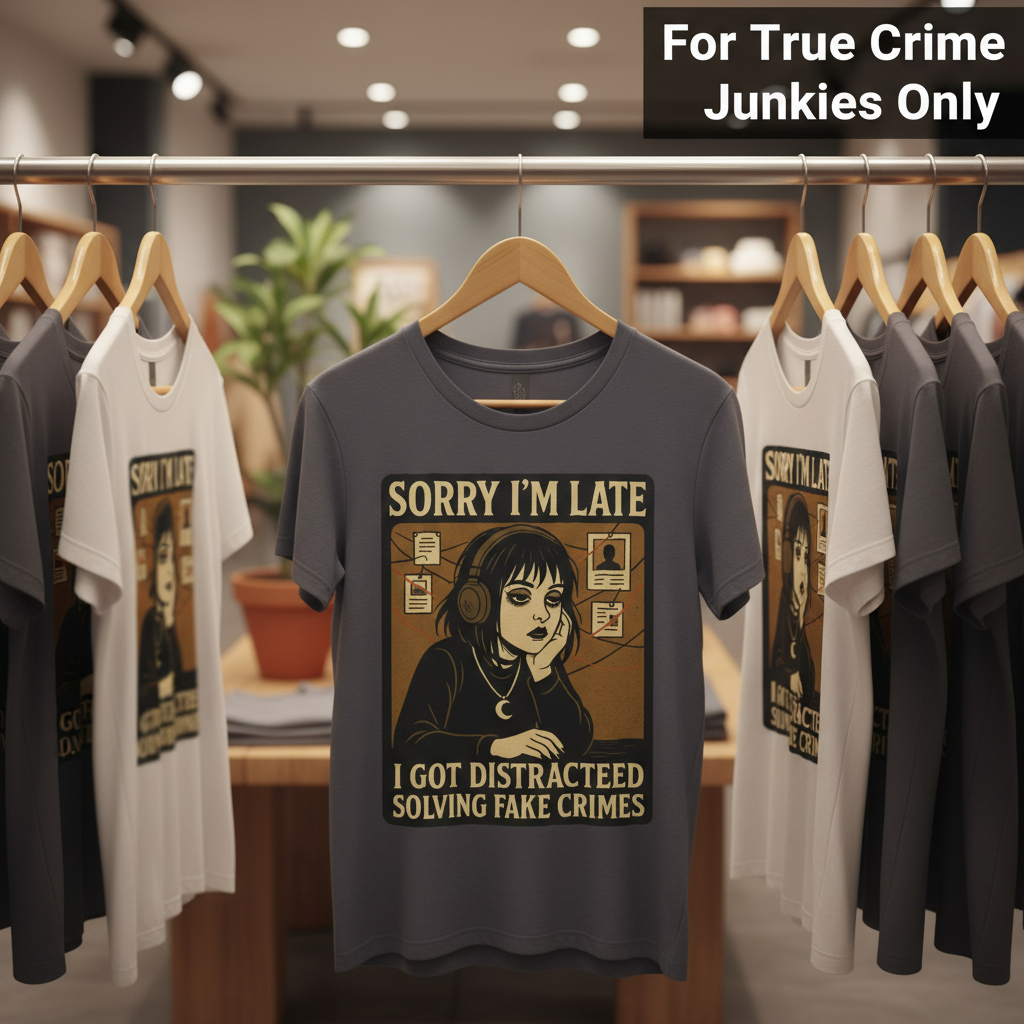 Solving Fake Crimes T-Shirt_boutique_rack