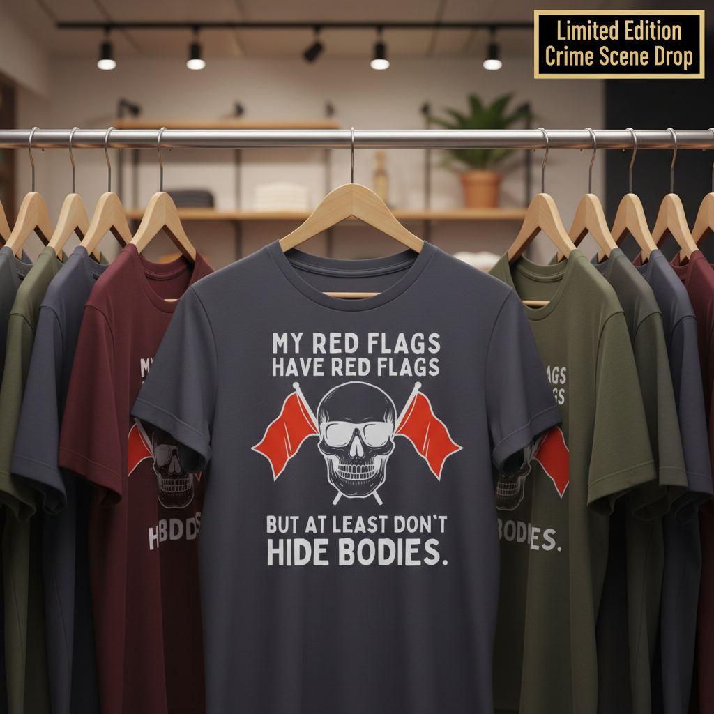 Red Flags Skull T-Shirt_boutique_rack