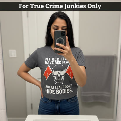 Red Flags Skull T-Shirt_mirror_selfie