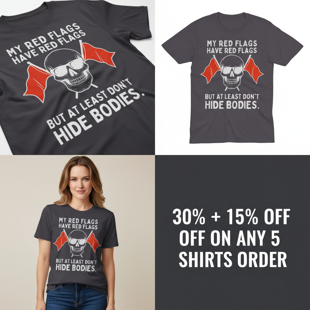 Red Flags Skull T-Shirt_4_panel