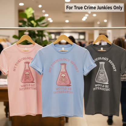 Toxicology Humor T-Shirt_boutique_rack