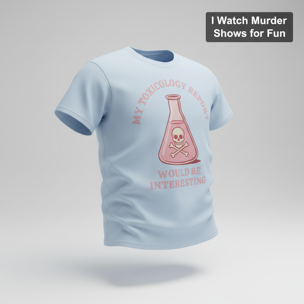 Toxicology Humor T-Shirt_3d_float