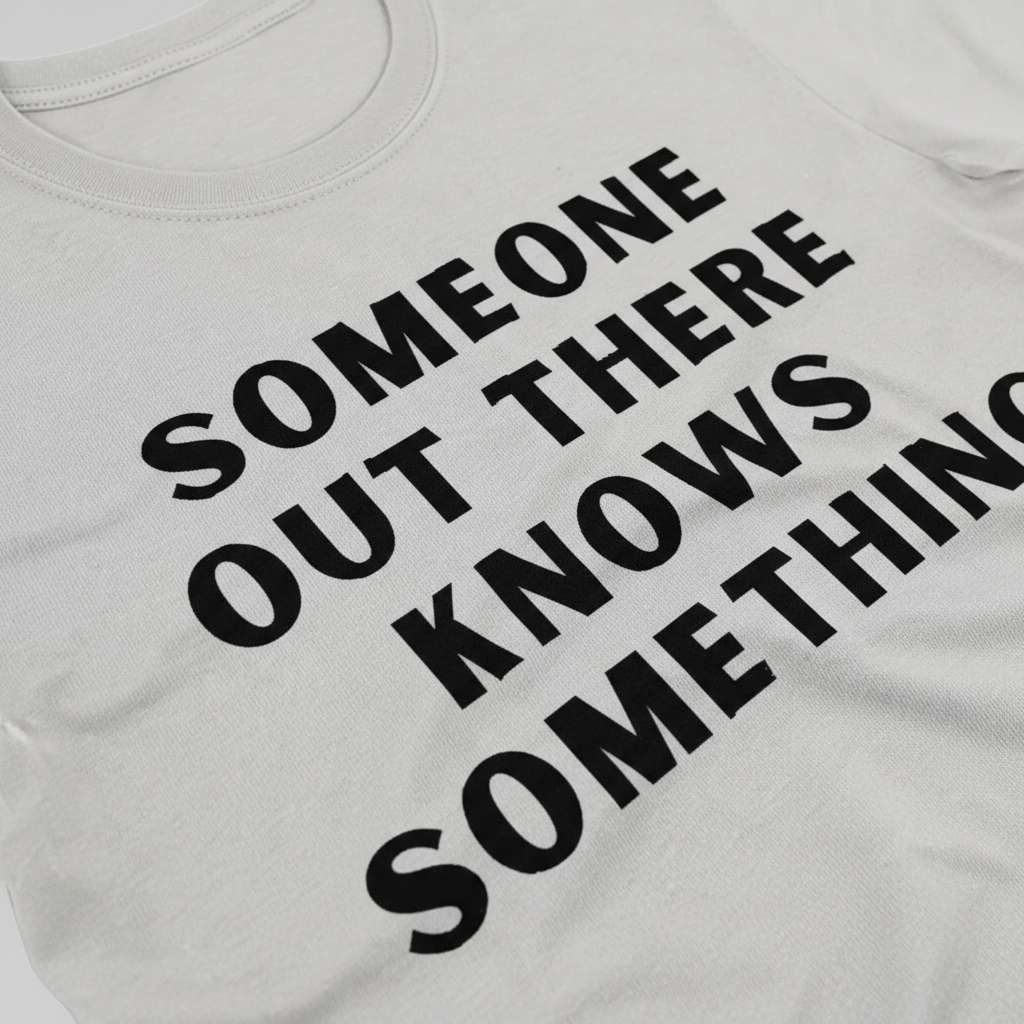 Someone Knows Something T-Shirt__detail