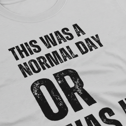 Normal Day Mystery T-Shirt__detail