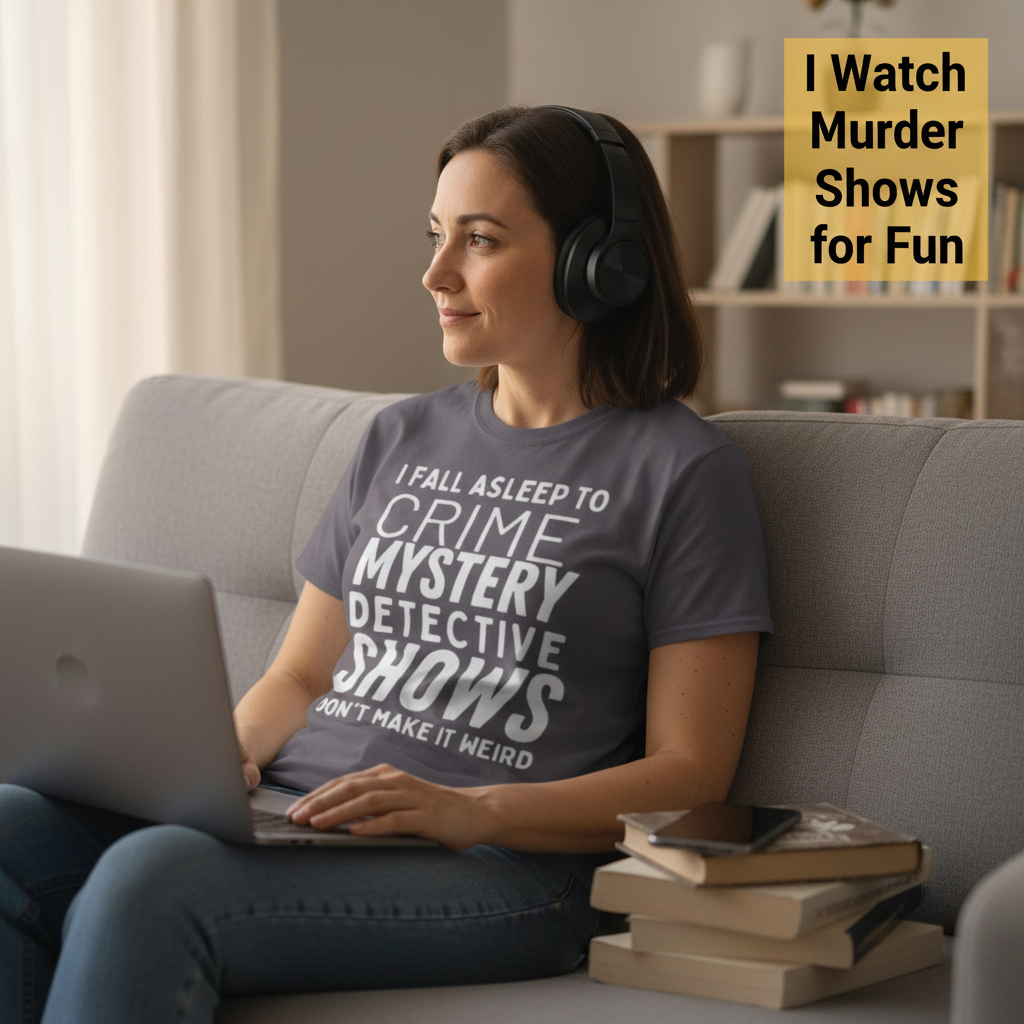 Crime Show Sleep T-Shirt__use