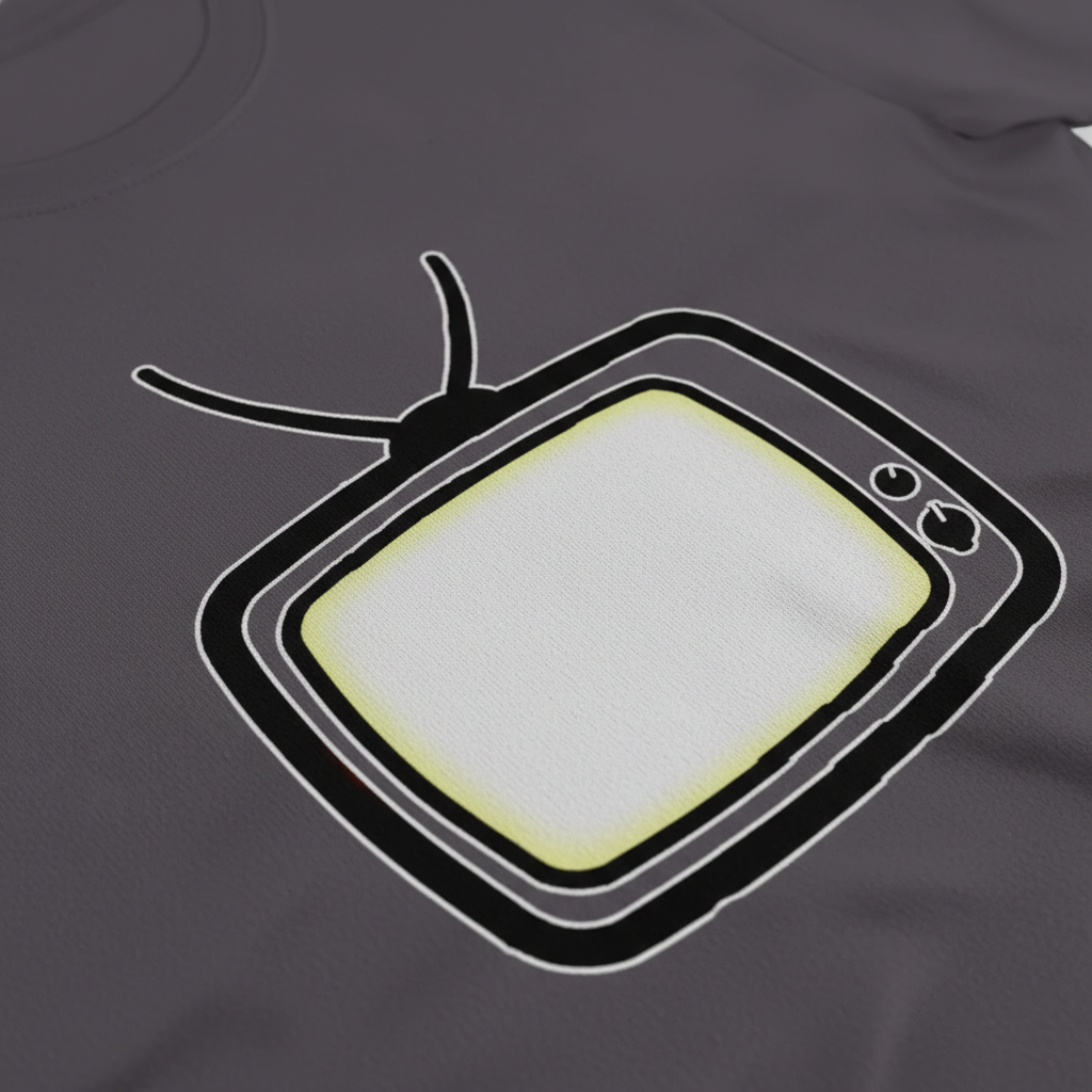 Retro Static Glow T-Shirt__detail