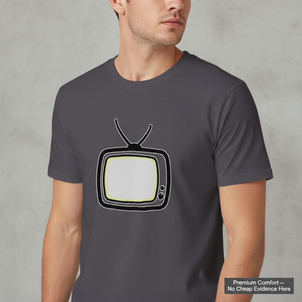 Retro Static Glow T-Shirt__space